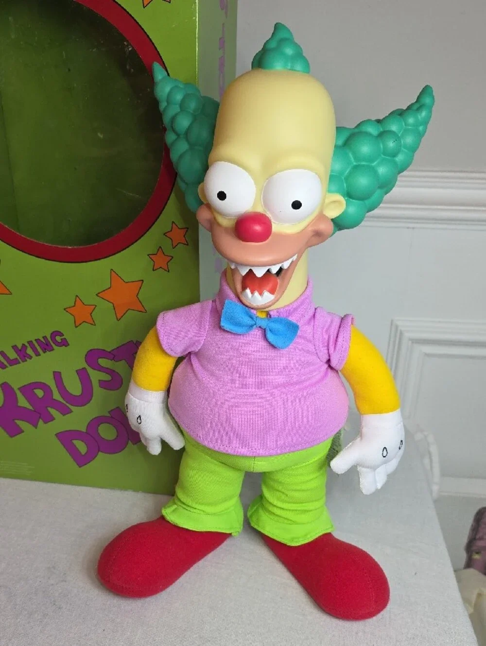 Talking Krusty Doll! EUC in Original Box